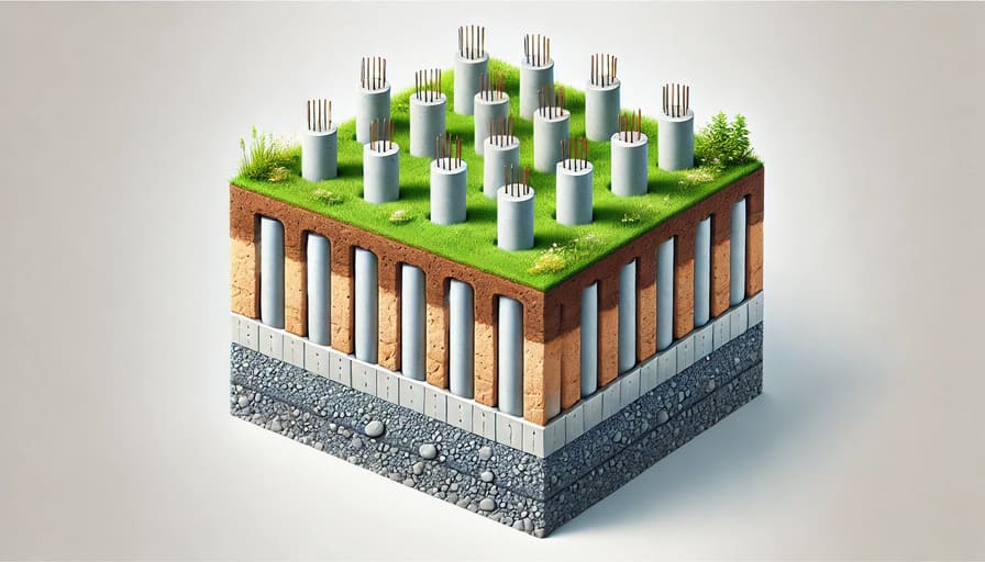 Какой фундамент нужен под свайный фундамент